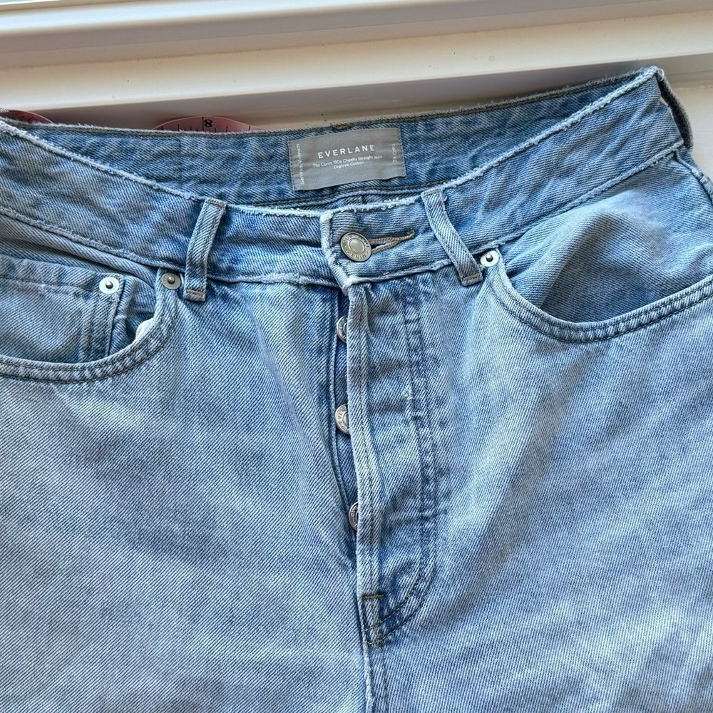 Everlane Women’s The Curvy 90s Cheeky Straight Jean 
Organic Cotton Crop Size 28 - Picture 3 of 9